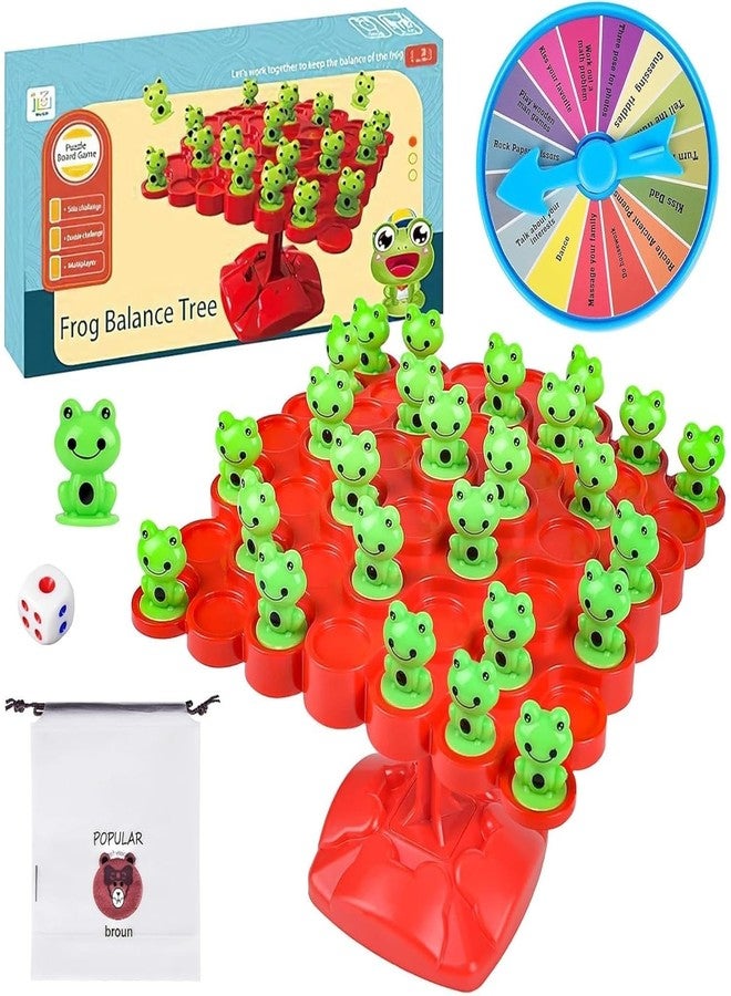 Space Enterprises Frog Balance Math Game for Kids | Educational Counting & Number Learning Toy | Preschool STEM Board Game with Weights | Fun Gift Toy for Boys & Girls (Frog Balance Tree) - Image 1