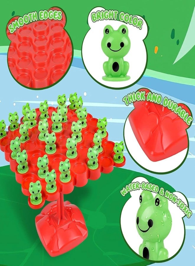 Space Enterprises Frog Balance Math Game for Kids | Educational Counting & Number Learning Toy | Preschool STEM Board Game with Weights | Fun Gift Toy for Boys & Girls (Frog Balance Tree) - Image 4