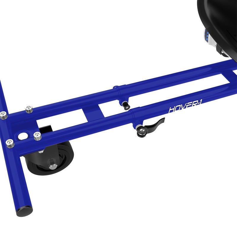 Hover-1 Buggy Hoverboard Attachment Compatible with Most 6.5" & 8" Electric Hoverboards, Hand-Operated Rear Wheel Control, Adjustable Frame & Straps, Easy Assembly & Install Hoverboard Go Kart - Image 4