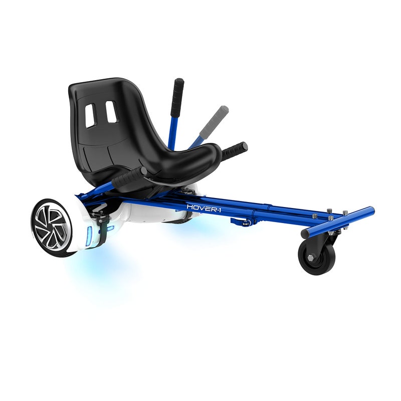 Hover-1 Buggy Hoverboard Attachment Compatible with Most 6.5" & 8" Electric Hoverboards, Hand-Operated Rear Wheel Control, Adjustable Frame & Straps, Easy Assembly & Install Hoverboard Go Kart - Image 1
