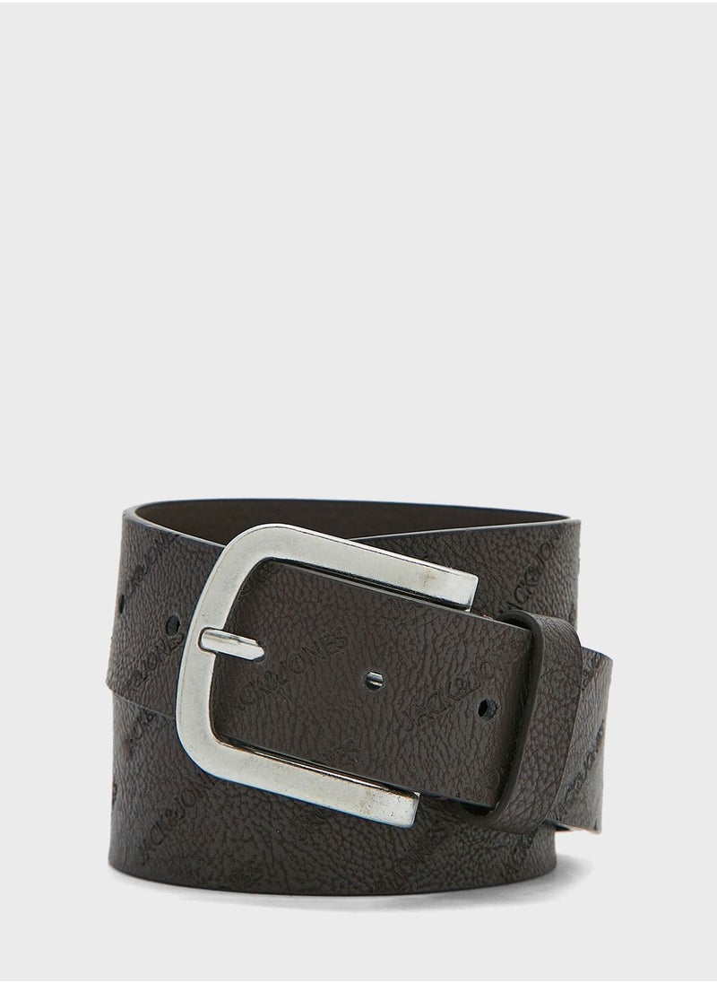 JACK & JONES - Embossed Allocated Hole Belt - Image 1