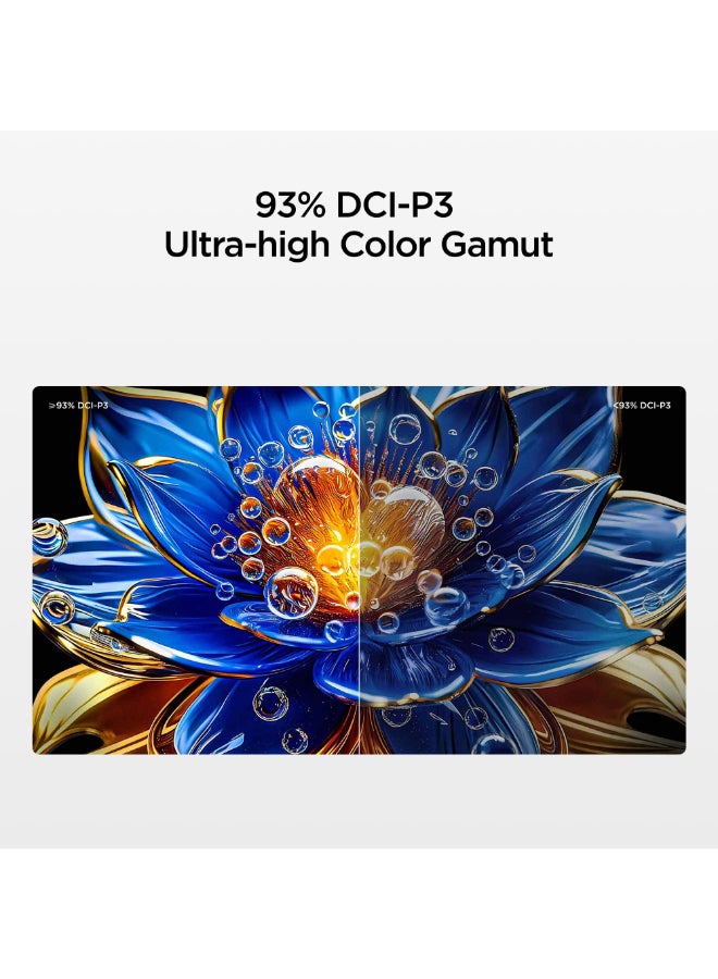 تي سي إل تلفزيون 75 بوصة 4K QLED جوجل سمارت TV، نظام Hi-Fi Onkyo 2.1، لوحة HVA، Dolby Vision • Atmos، 93% DCI-P3، AiPQ، تصميم نحيف وموحد الجسم (طراز 2026) - Image 3
