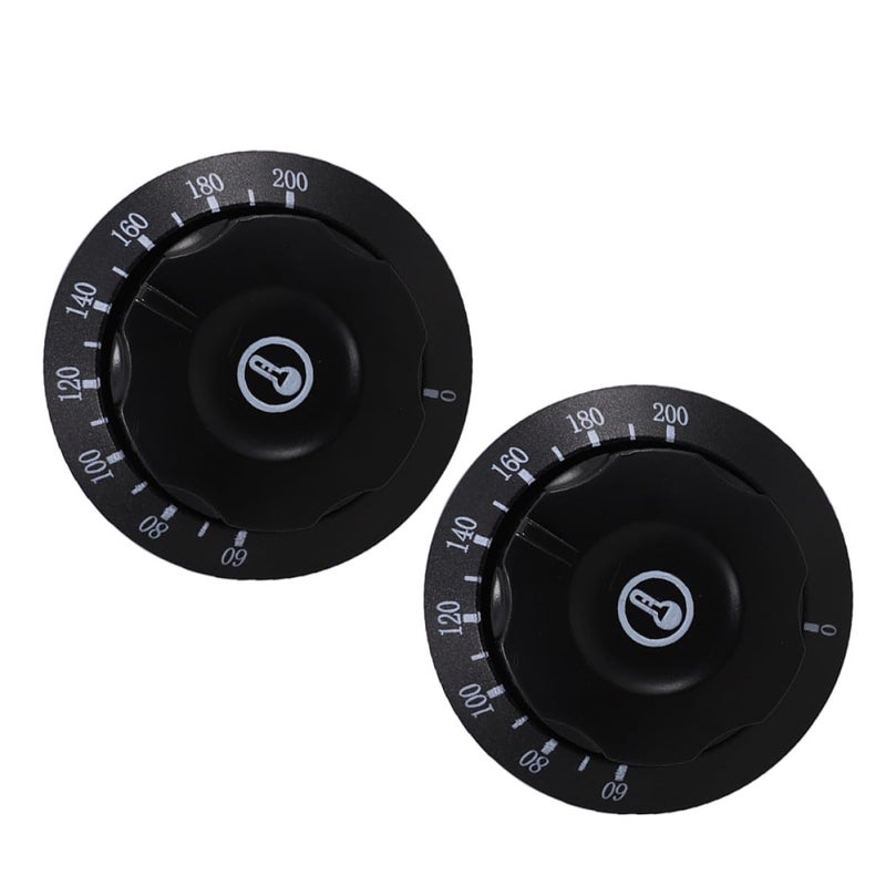 2pcs Universal Oven Thermostat Control Knobs Cover 60 200 Degree Dial Replacement - Image 2
