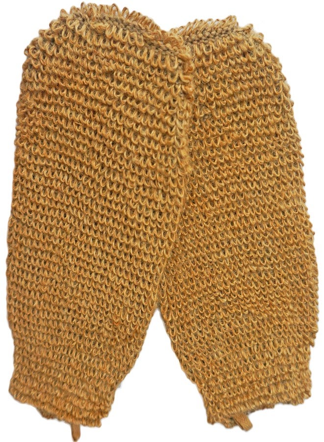 JINS-Hung 2 Pieces(5.1×9.0 inches) Natural Vegetable Fiber Exfoliating Sisal Bath Spa Shower Scrubber Loofah Rub Glove Mitt Mitten - Great for Your Skin Care in The Bath - Anti - Image 1