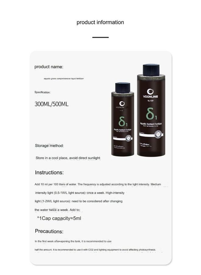 Generic - B&K Voonline Aquarium Fertilizer K, Fe and Nutrient 500ML - Image 1