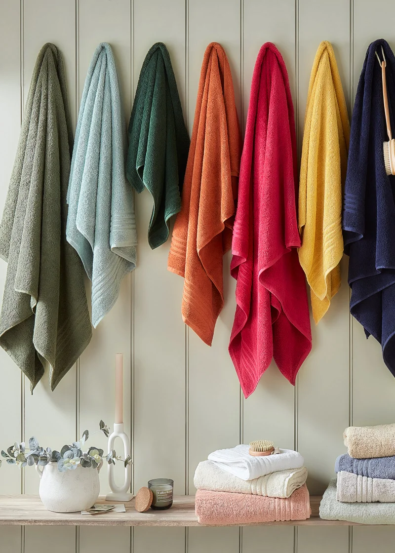 Matalan Green 100% Egyptian Cotton Towels