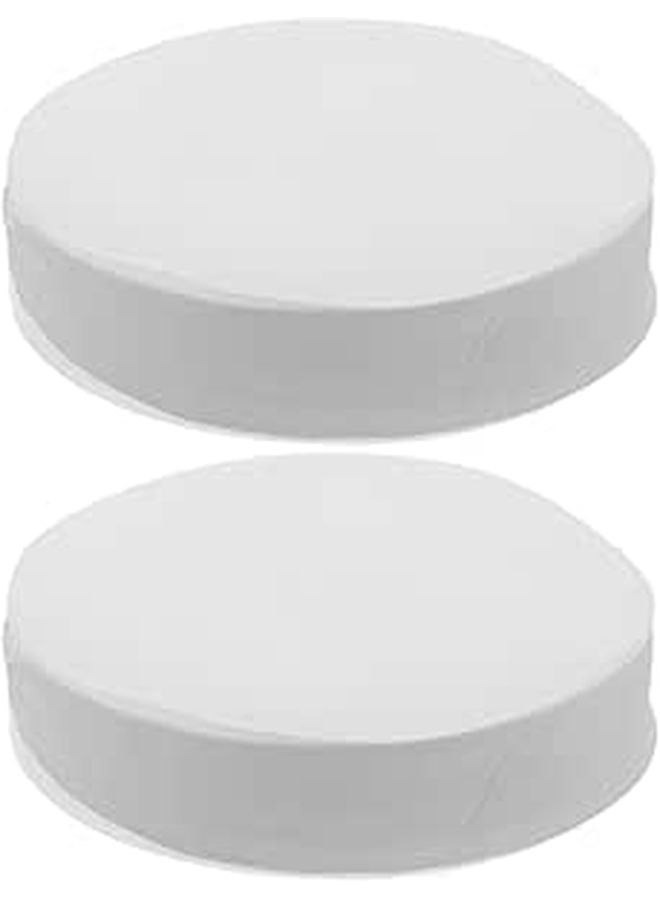 200 White Round Parchment Paper Circles 13cm Nonstick Greaseproof Baking Liners - Image 1