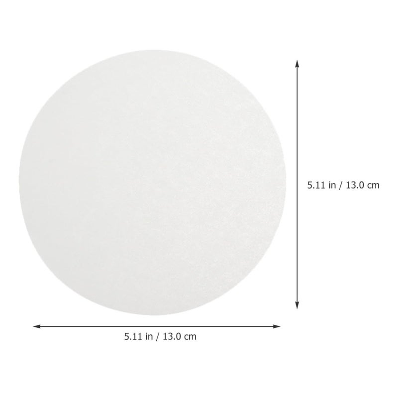 200 White Round Parchment Paper Circles 13cm Nonstick Greaseproof Baking Liners - Image 3