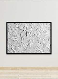 Marktna Canvas Wall Art For Wall Decoration Abstract Design With A Hollow Black Frame Size 120x80cm One Piece  - Image 1