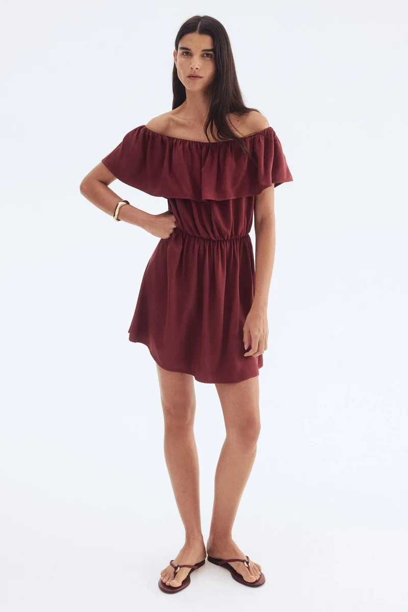 H&M Broderie anglaise tie-strap dress