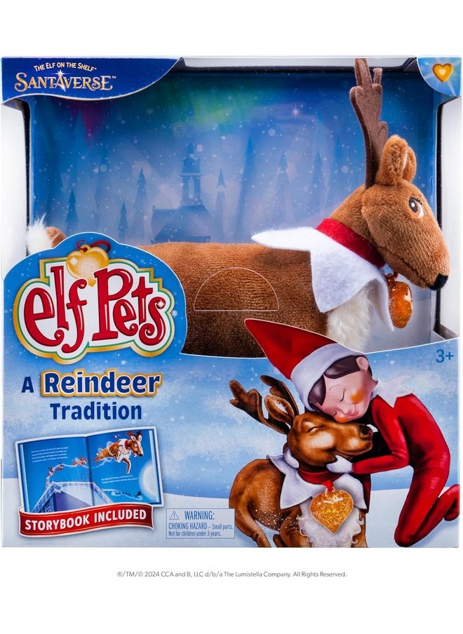 The Elf on the Shelf The Elf on the Shelf Elf Pets: Reindeer Plush & Artic Fox Plush Gift Set - Includes Plush, Official Adoption Certificates, and Story Books  - Image 2