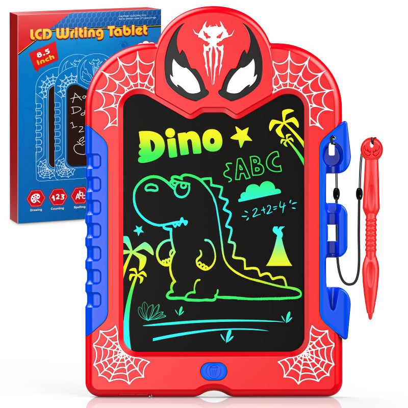 Spidolapse LCD Writing Tablet for Kids Spidolapse Colorful Doodle Board Drawing Pad Gift Easter Travel Toys for 3 4 5 6 7 8 Year Old Boys Girls Toddler Birthday Gifts for Kid Age 46 Road Trip Toy - Image 2