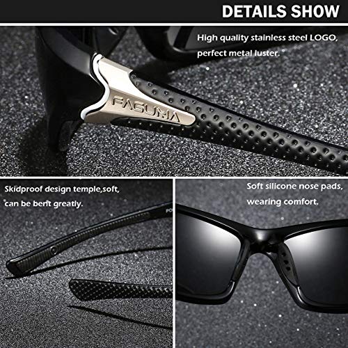 FAGUMA Sports Polarized Sunglasses For Men Cycling Driving Fishing UV400 Protection - Image 5