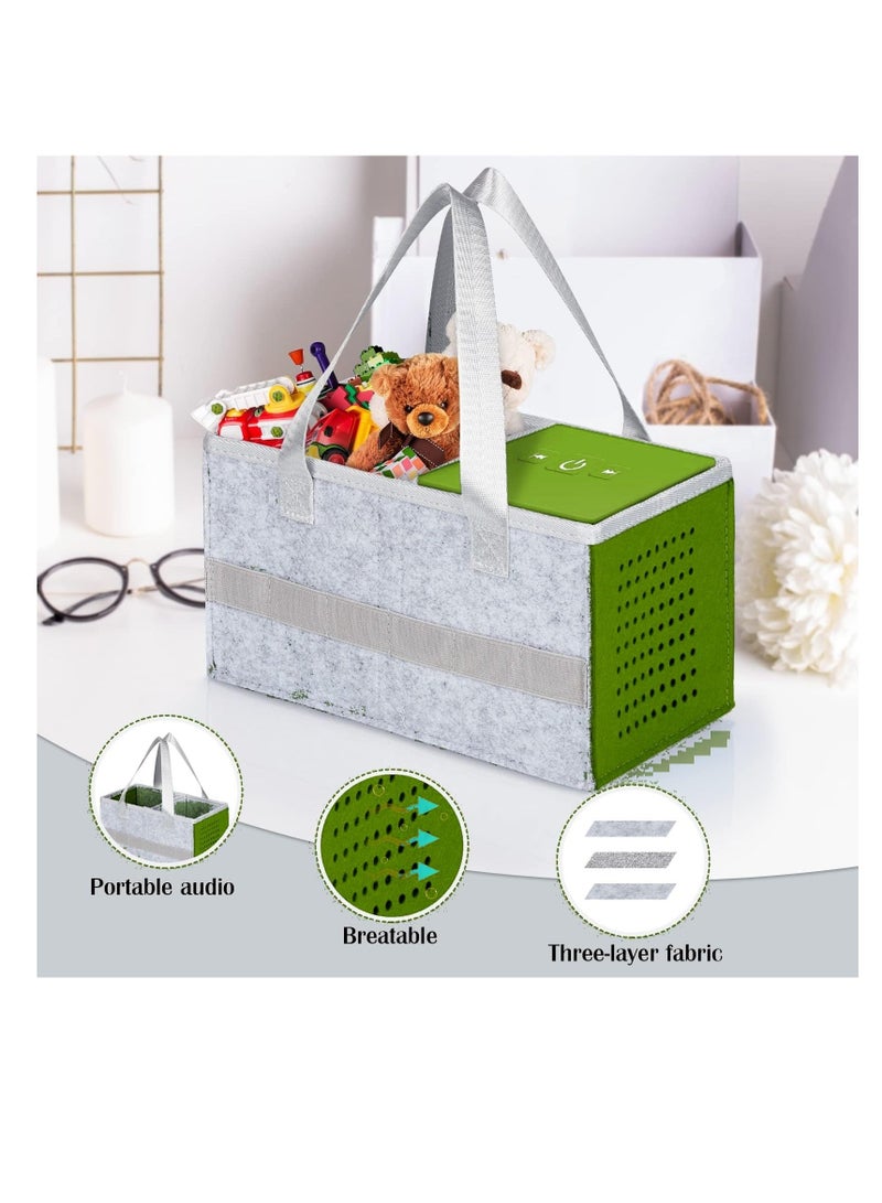 Case for Toniebox Starter Set, Bag for Tonies Box Kids Hard Case with Handle, Portable Travel Case for Toniebox Starter Set, Portable Carrying Case for Toniebox, Compatible with Tonies Figure, Green  - Image 5