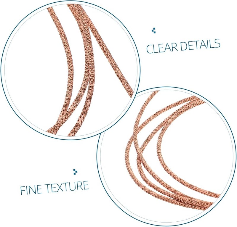 سلك مكبر صوت نحاسي مرن ذهبي بطول 1 متر للاستخدام في المنزل والسيارة والمركبات الترفيهية - Image 4