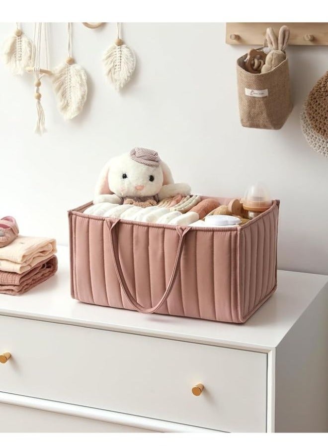 turtees Baby Caddy Organizer Bag  Portable Diaper Storage for Newborns & Toddlers  Multipurpose Nursery Bag with Compartments  Perfect for Moms - Image 4