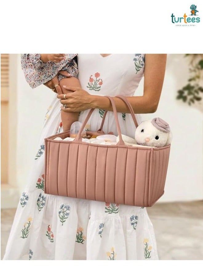 turtees Baby Caddy Organizer Bag  Portable Diaper Storage for Newborns & Toddlers  Multipurpose Nursery Bag with Compartments  Perfect for Moms - Image 5