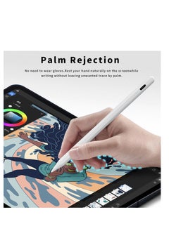 Generic iPad Pen P1 for iPad 10th/9th Generation, iPad Stylus Pen with Upgraded 500mAh Battery | Palm Rejection | Magnetic Adsorption | Tilt Technology | Precision Stylus Pen for iPad 2018-2024  - Image 2