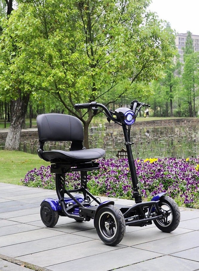 كروني CRONY JP-Folding سكوتر كهربائي بأربعة عجلات، سكوتر كهربائي بعجلات كابينة 4 عجلات، سكوتر كهربائي ذكي قابل للطي - Image 2