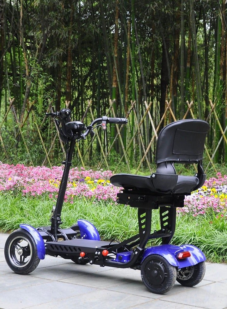 كروني CRONY JP-Folding سكوتر كهربائي بأربعة عجلات، سكوتر كهربائي بعجلات كابينة 4 عجلات، سكوتر كهربائي ذكي قابل للطي - Image 3