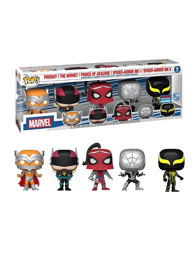 Funko - مارفل YS سبايدرمان 5 حزمة (إكسترا)، تمثال عمل قابل للجمع - 62281 - Image 1