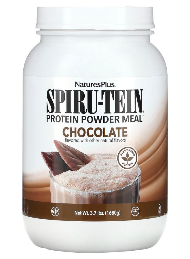 NaturesPlus Spiru-Tein Protein Powder Meal Chocolate 3.7 lbs (1680 g)