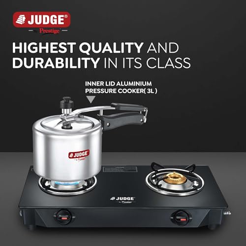 Judge By Prestige Deluxe 3 L Induction Bottom Pressure Cooker (Aluminium), 700 milliliters,Silver - Image 2