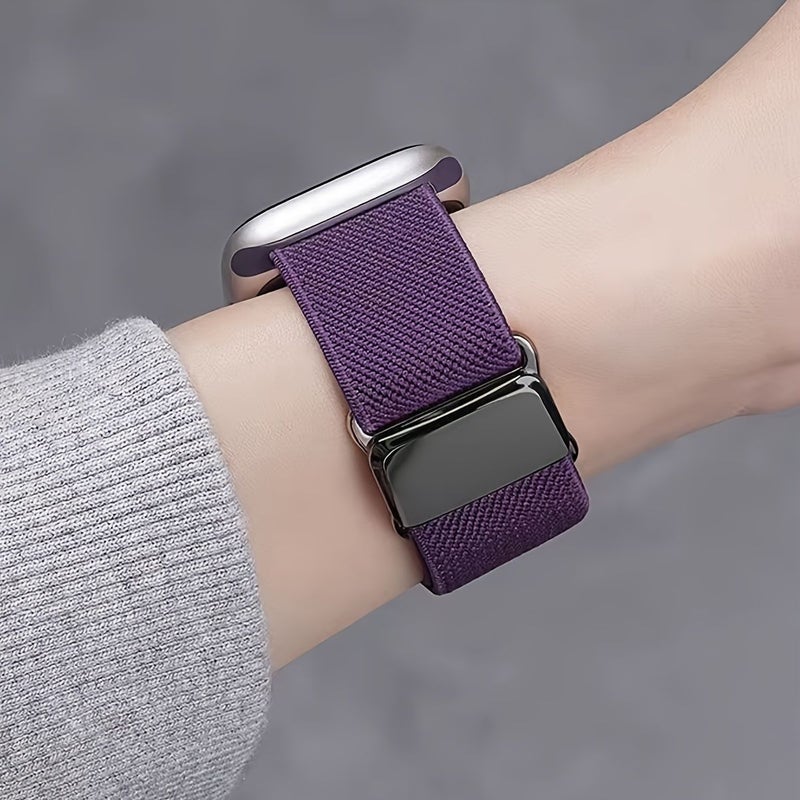 Wine Red Magnetic Nylon Strap 38 40 41mm For Apple Watch - Image 3