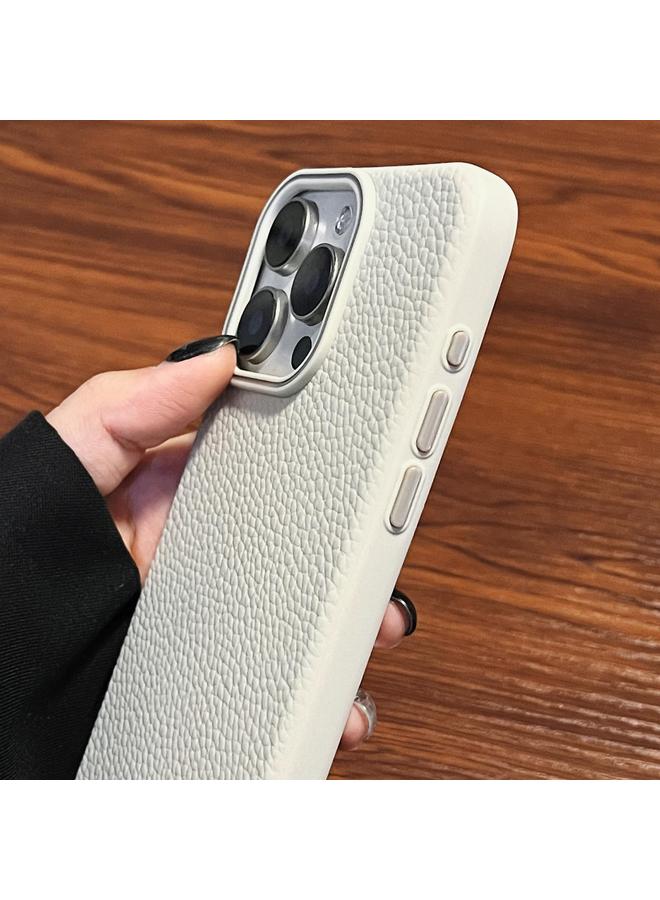 اس-توب جراب لهاتف iPhone 15 Pro Max مصنوع من مادة TPU الملمس الليتشي - Image 5