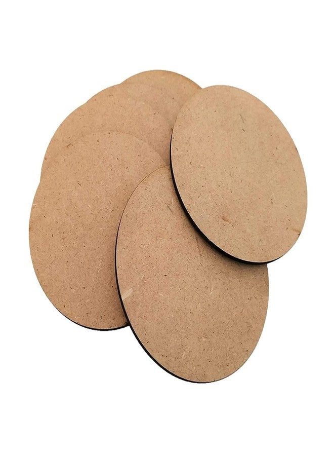 كارتك مجموعة قواعد أكواب دائرية من خشب MDF من كارتيك™، تتكون من 6 قواعد أكواب خشبية سادة دائرية الشكل، مثالية للرسم والتزيين، وأعمال الديكوباج، وأعمال الراتنج الفنية. - Image 2