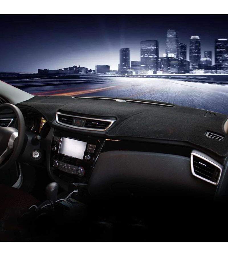 Dash Cover For Nissan Qashqai J11 2014 2017 2018 2019 2020 LHD Black Side - Image 5