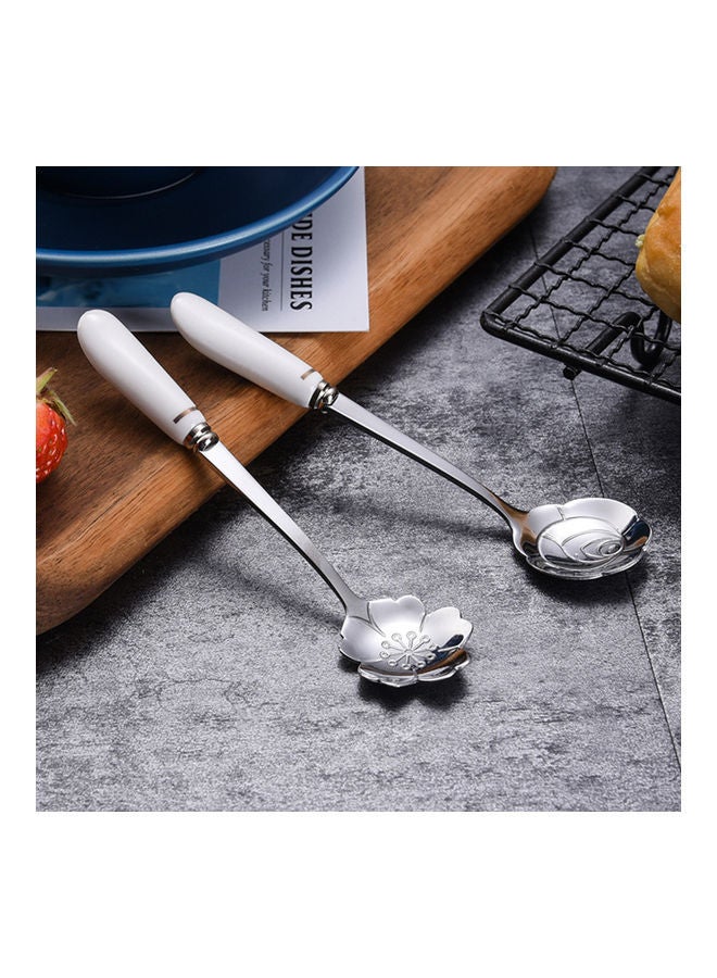 NIBEMINENT Household Flower Pattern Kitchen Spoon Multicolour - Image 2