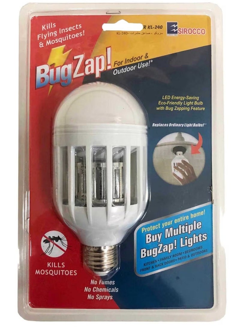 SIROCCO Bug Zap Insect Killer Led Lamp White - Image 1