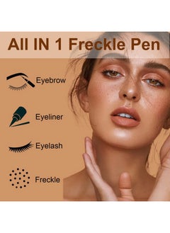 Rosarden Freckle Pen - Waterproof Long Lasting Quick Dry Faux Freckles Makeup Face Decoration - Create Natural Sunkissed Skin (Light Brown)  - Image 5