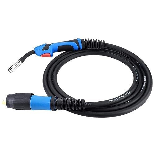 HURRISE MIG Welding Torch 180A MIG Gas Shielded Welding Torch MB15AK Euro Standard Fitting Connector 38M Lightweight MIG Welder forHandling - Image 1