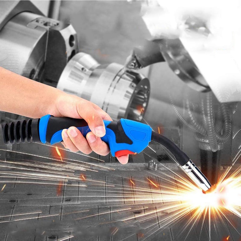 HURRISE MIG Welding Torch 180A MIG Gas Shielded Welding Torch MB15AK Euro Standard Fitting Connector 38M Lightweight MIG Welder forHandling - Image 4