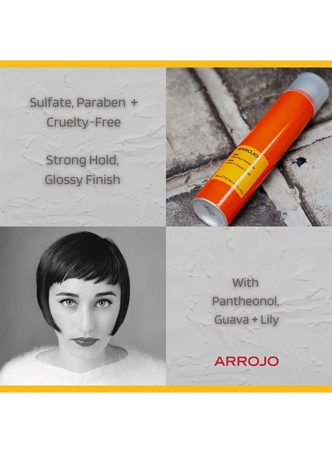 ARROJO Fierce Firm Hold Hairspray for Women or Men – Fine Mist Hairspray for Fine Hair or Thick Hair — Protects from Humidity & Adds Glossy Shine – Cruelty-Free Non Sticky Hairspray (6 oz) - Image 3