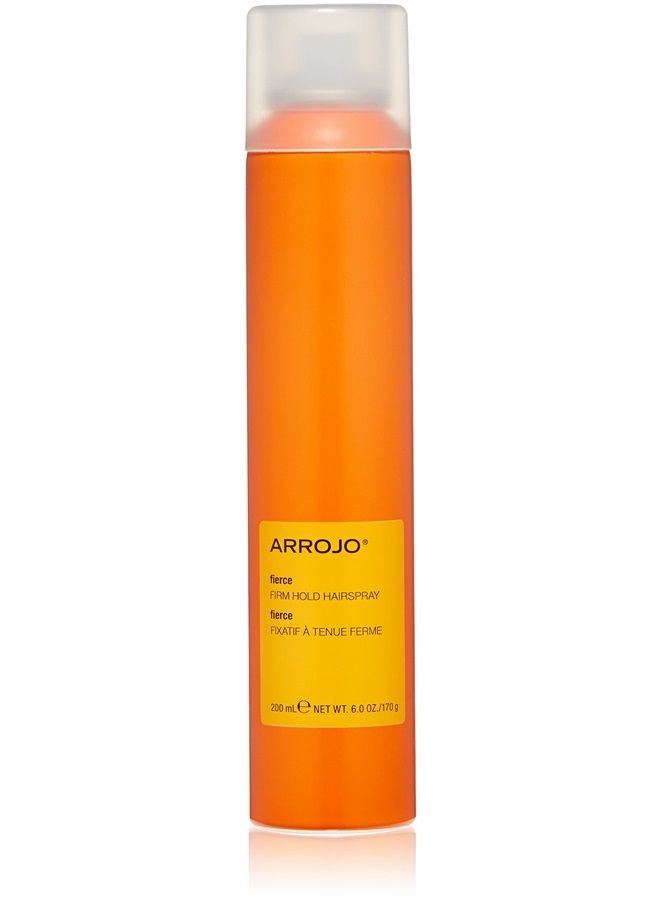 ARROJO Fierce Firm Hold Hairspray for Women or Men – Fine Mist Hairspray for Fine Hair or Thick Hair — Protects from Humidity & Adds Glossy Shine – Cruelty-Free Non Sticky Hairspray (6 oz) - Image 1