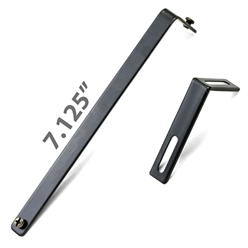 Officemate Universal Partition Hanger Set, Adjusted to fit panels with 1 1/4 inch to 3 1/2 inch thickness, Metal Black (21460), 7" - Image 3