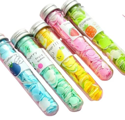Elecsera Elecsera Travel Soft Paper Soap Flower Design Tube Shape Bottle Washing Bath Tube Bottle 6 x 20 g  - Image 1