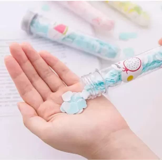 Elecsera Elecsera Travel Soft Paper Soap Flower Design Tube Shape Bottle Washing Bath Tube Bottle 6 x 20 g  - Image 2
