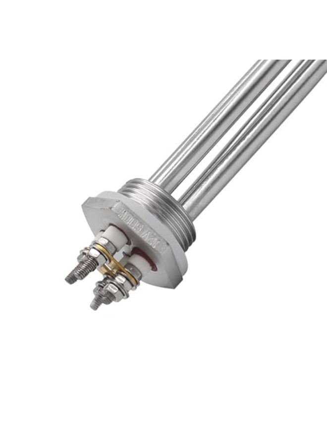 12V 600W Immersion Heater Submersible Water Heater Element Stainless Steel Heating Element with 1 Inch NPSM Fitting Double U Type - Image 5