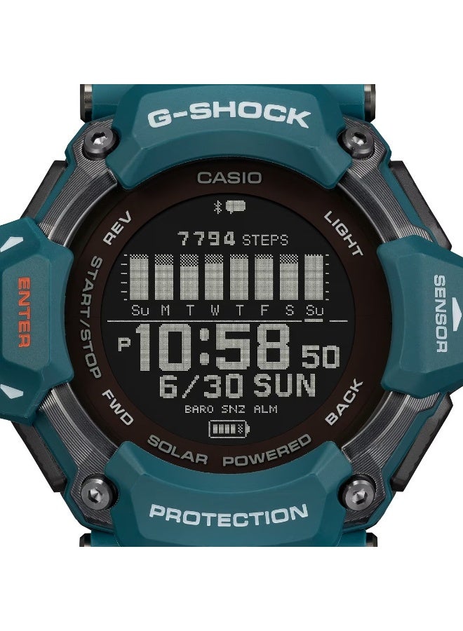 G-SHOCK G-SQUAD Digital Watch GBD-H2000-2DR, 52.6 mm Black Dial, Carbon/Resin Case & Strap, Shock Resistant, 200 m WR - Image 4