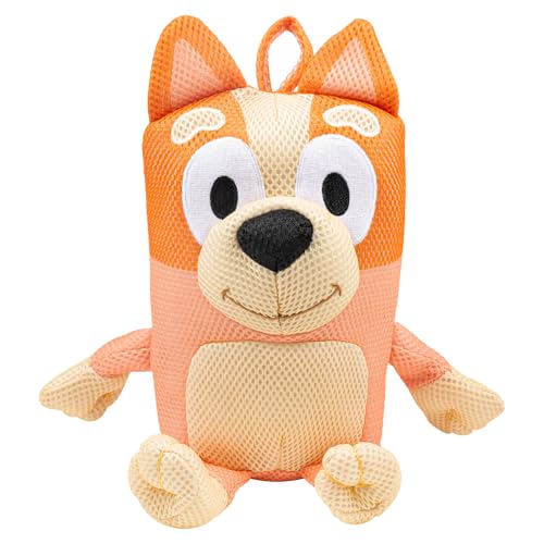 Jay Franco Bluey and Bingo Bath Towel & Bath Buddy Set - 25 x 50 Inch Soft Absorbent Kids Towel with 13 Inch Matching Bingo Plush Toy, Cozy Bathtub Accessories for Pool, Beach, Travel, Blue - Bingo - Image 3