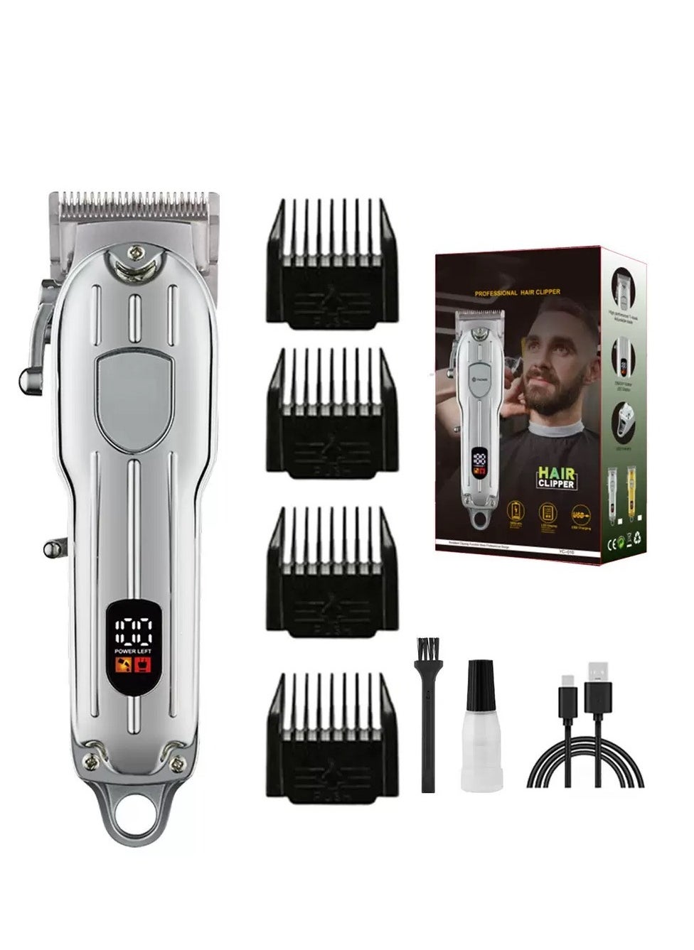 Generic Trimmer Generic Beard Trimmer,Men Multifunctional Hair Trimmer Mens Electric ...