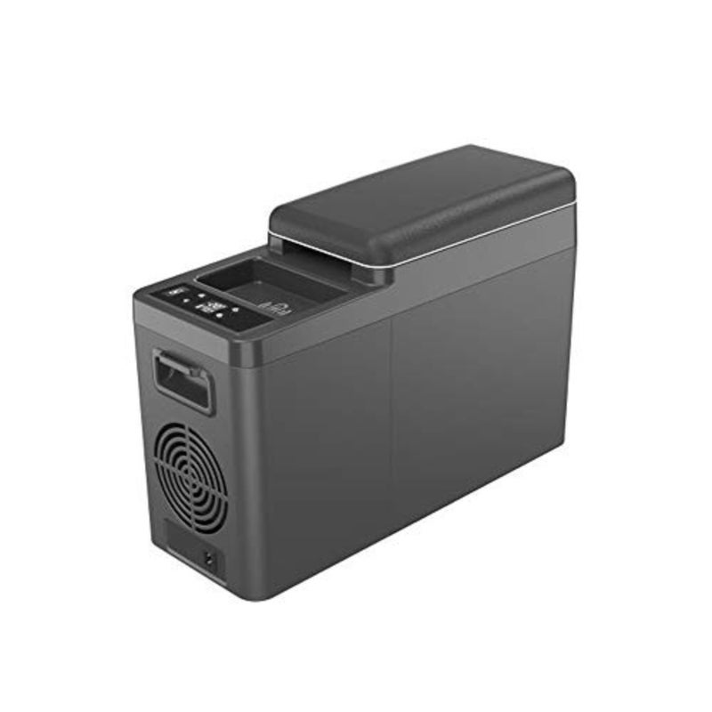 Mini Portable Car Refrigerator for Vehicle Use, 8L Capacity, White Plastic Body, Compact Design with Fast Cooling - Image 2