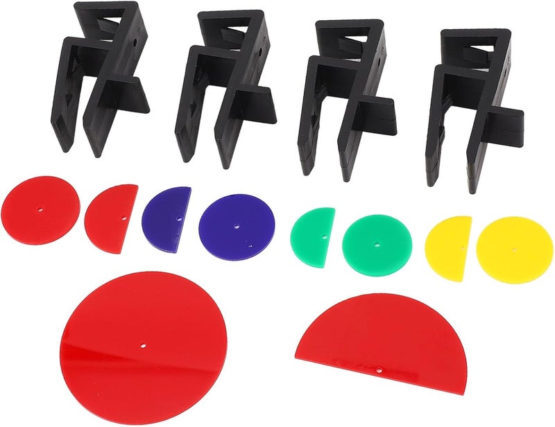 Ceiling Scribe Carpentry Jig Set Versatile Compatibility, Accurate Marking Toe Kicking Tool for Woodworkers ABS Material - Image 3