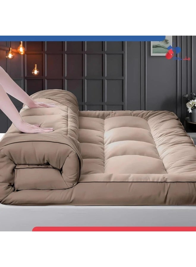 Monwem Brown Mattress Topper 20 cm Height - Image 2