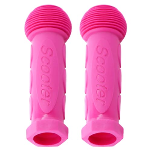 Gladeer Kids Scooter Handle Grips Replacement Handlebars for 2/3/4 Wheels Child Kick Scooters Bike Rocking Car, 2-Pack (Pink) - Image 2