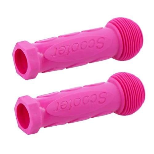 Gladeer Kids Scooter Handle Grips Replacement Handlebars for 2/3/4 Wheels Child Kick Scooters Bike Rocking Car, 2-Pack (Pink) - Image 1